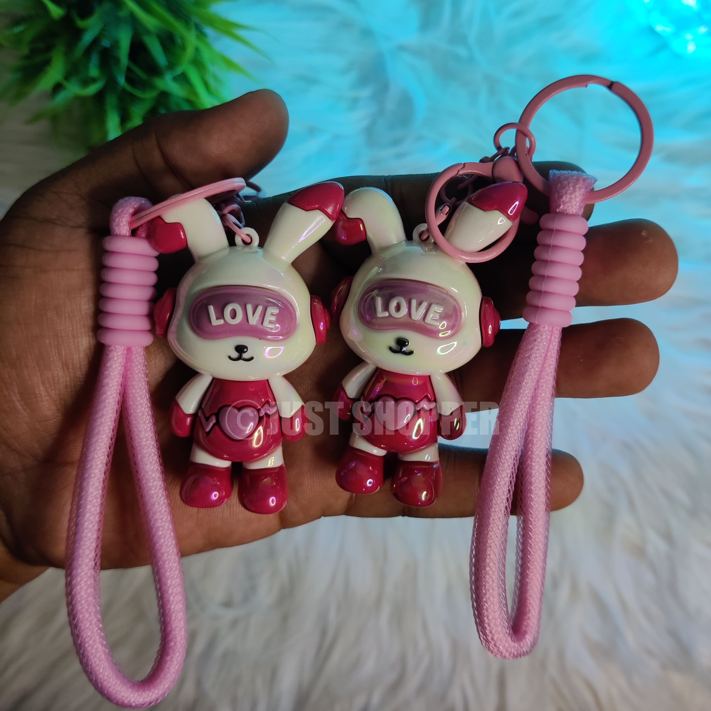 Bunny Holographic Keychain – Just Shopper